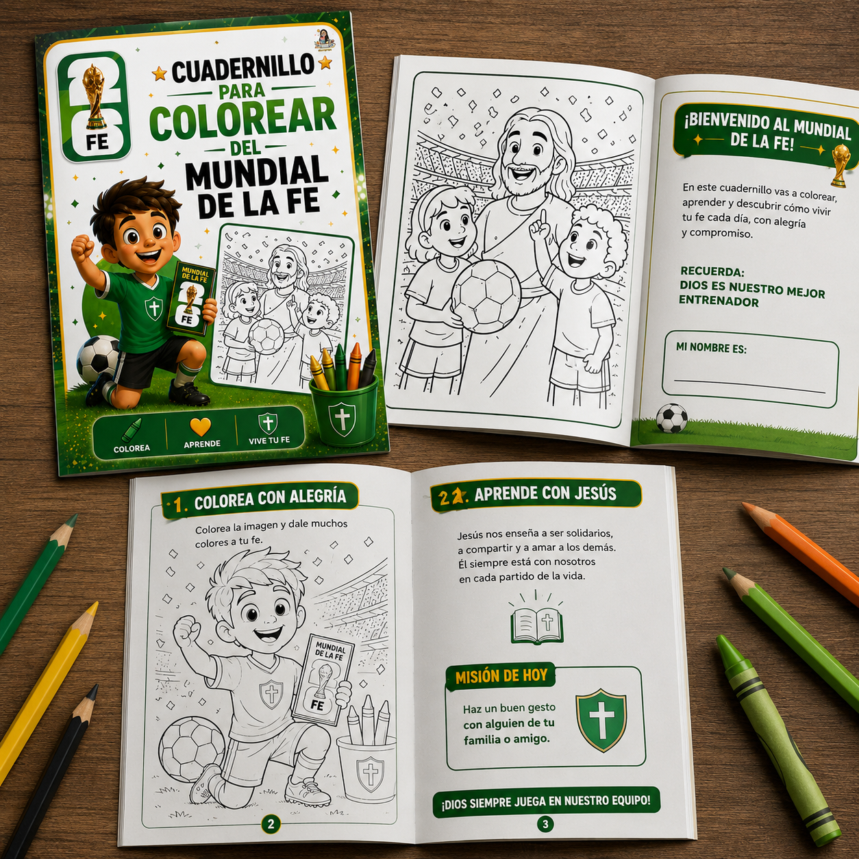 MEGAPACK Completo: ¡Al Mundial con Jesús!